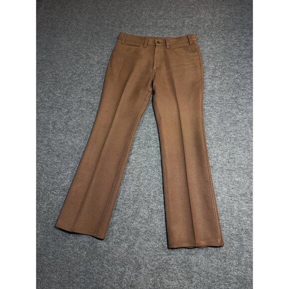 VINTAGE Levi's 517 Saddleman Men Pants 32x30 Brown Bootcut 80s USA - Picture 12 of 13